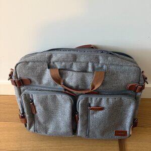 Convertible Backpack Messenger Shoulder Bag Laptop Case Handbag